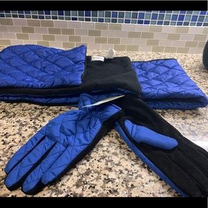Gloves and neck wrap